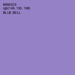 #9582C6 - Blue Bell Color Image